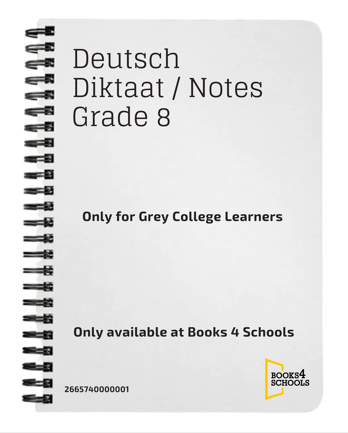 Deutsch Diktaat / Notes Gr.8 (B4S) (X)