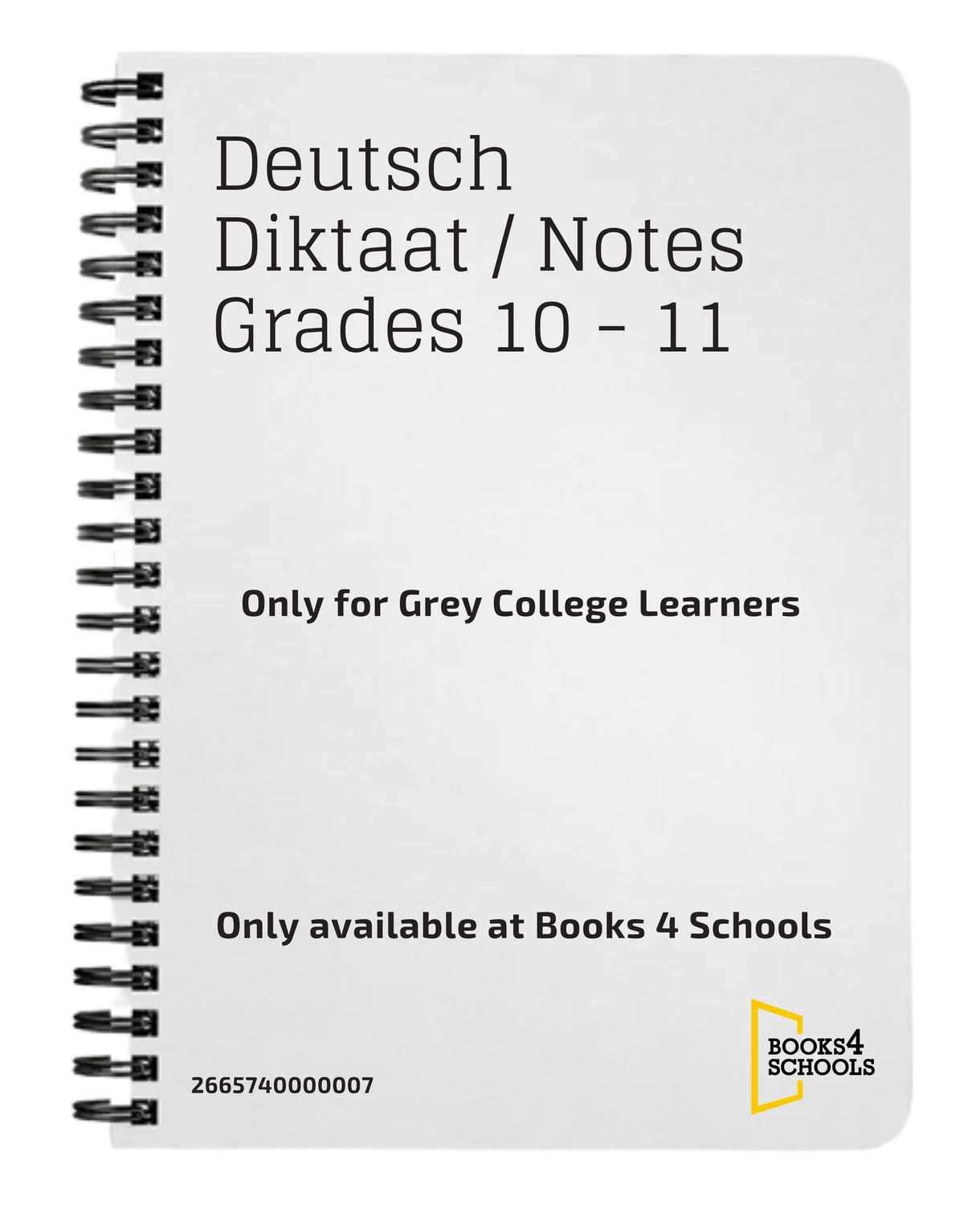 Deutsch Diktaat / Notes Gr. 10-11 (B4S) (X)