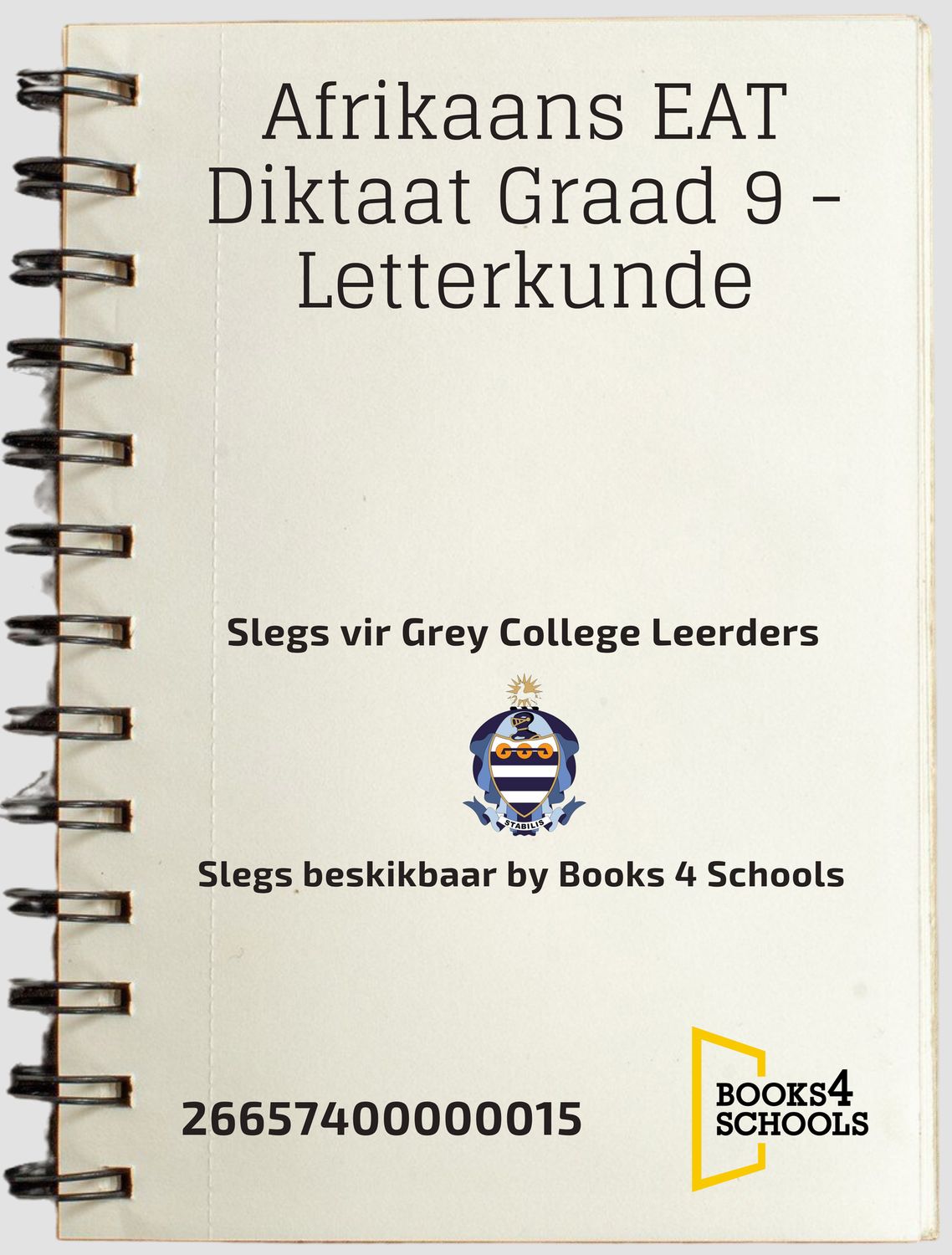 Afrikaans FAL Diktaat Graad 9 - Letterkunde