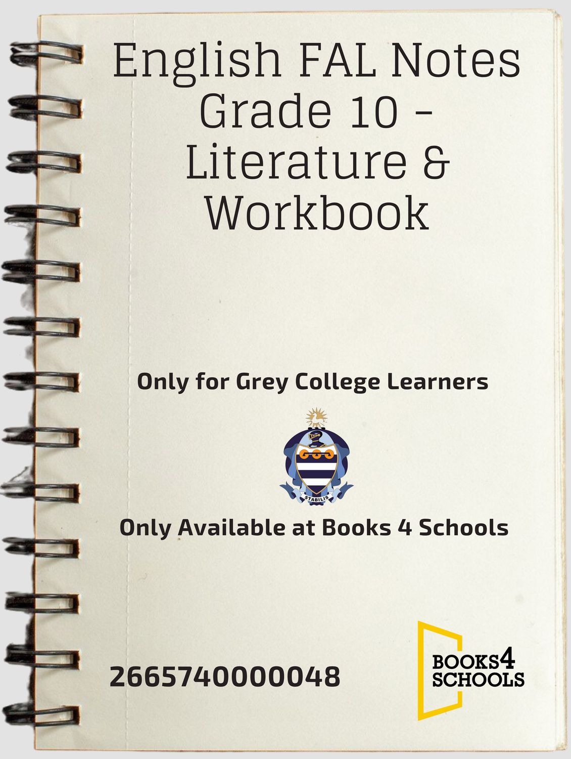 English FAL Notes Grade 10 - Literature &amp; Workbook