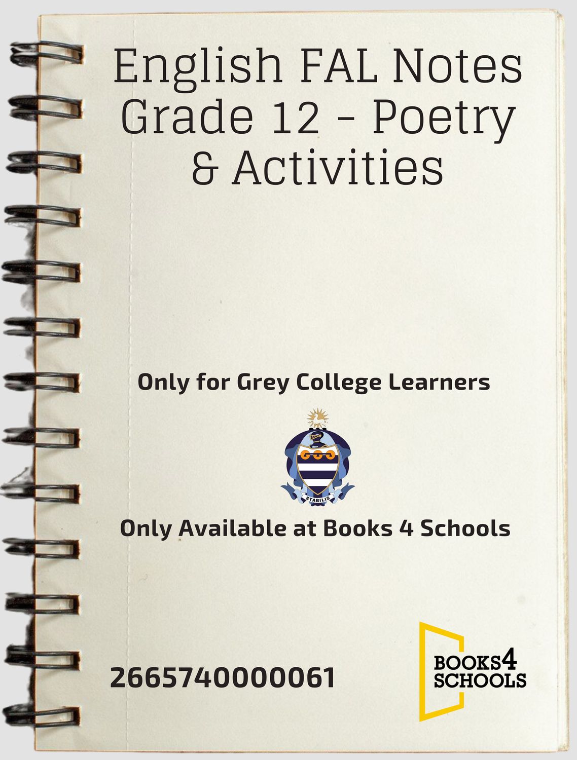 English FAL Notes Grade 12 - Poetry &amp; Activities