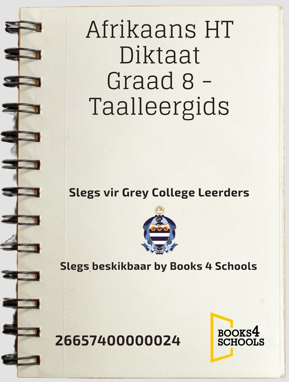 Afrikaans HT Diktaat Graad 8 - Taalleergids