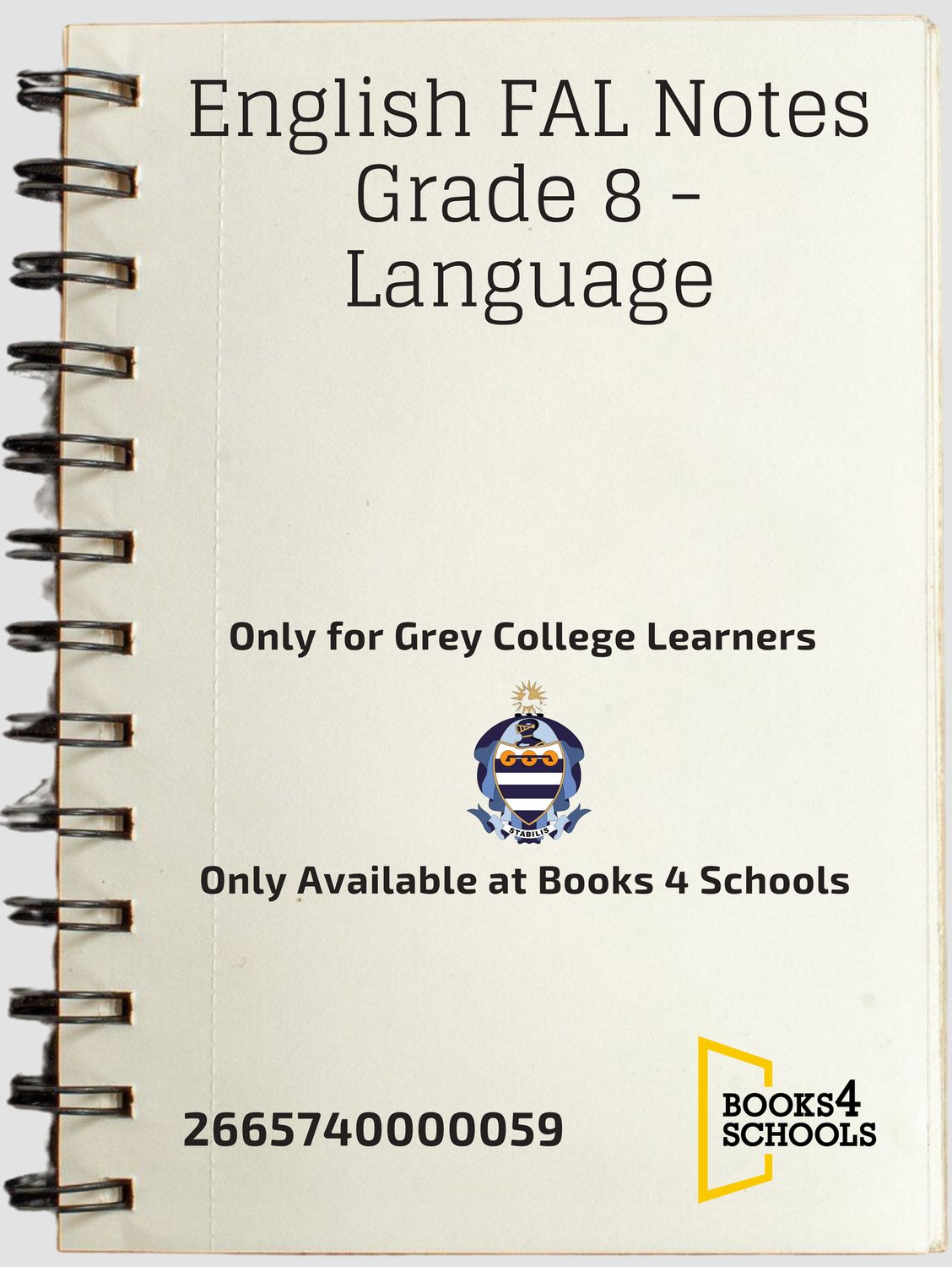 English FAL Notes Grade 8 - Language