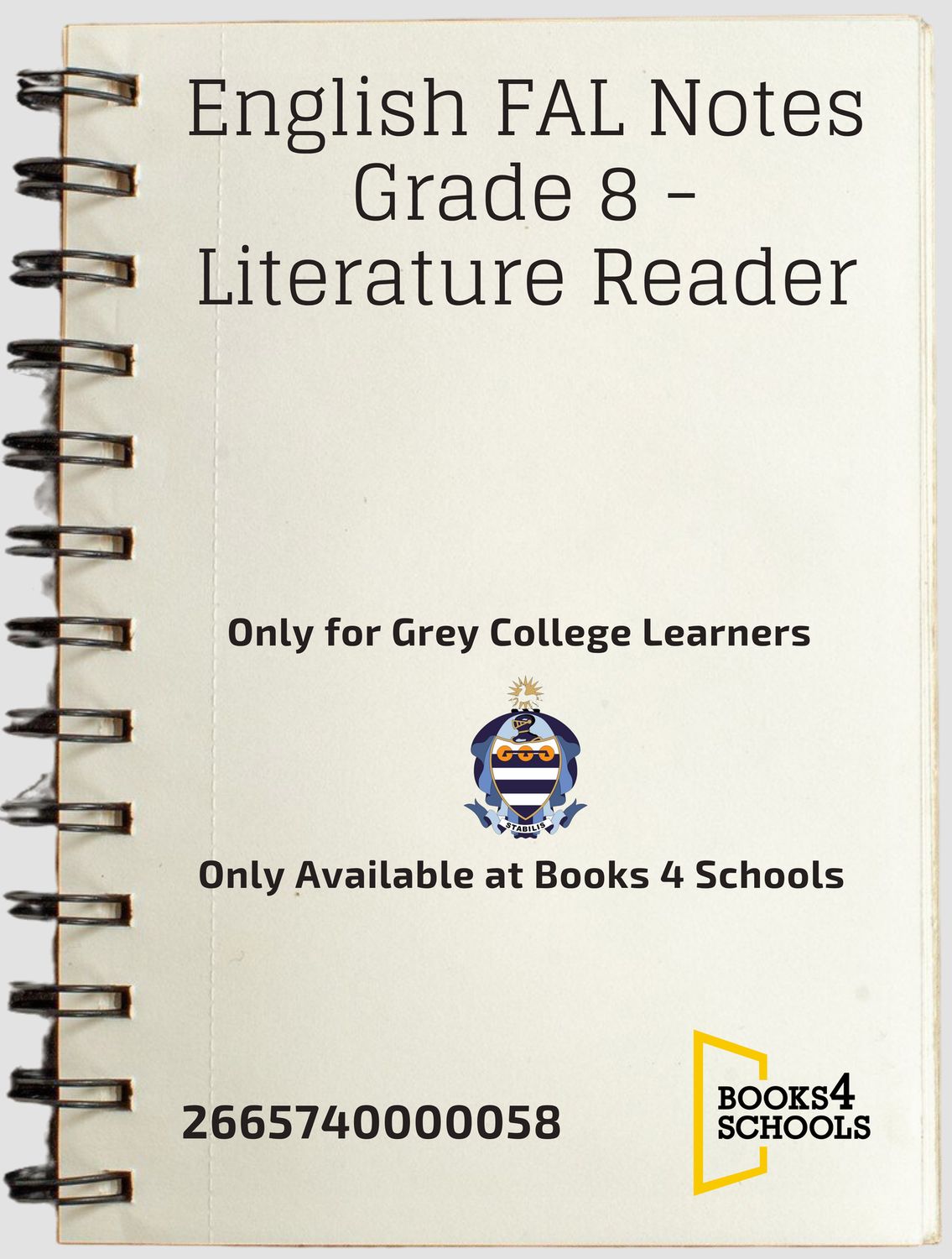 English FAL Notes Grade 8 - Literature Reader