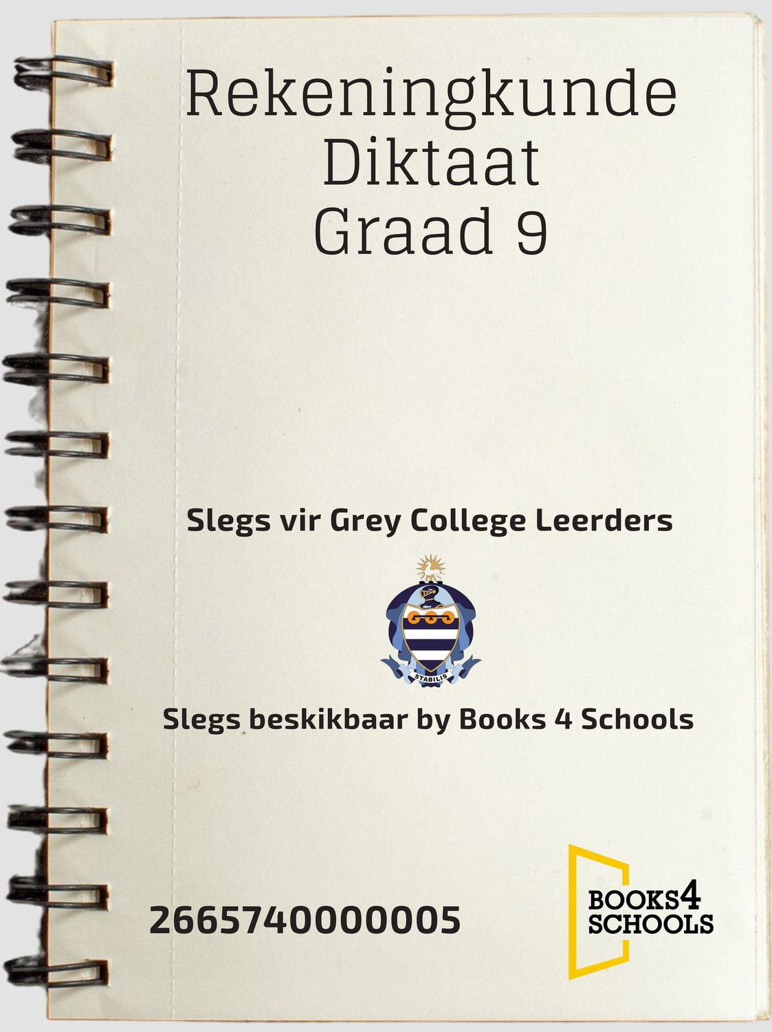 Rekeningkunde Diktaat Gr. 9