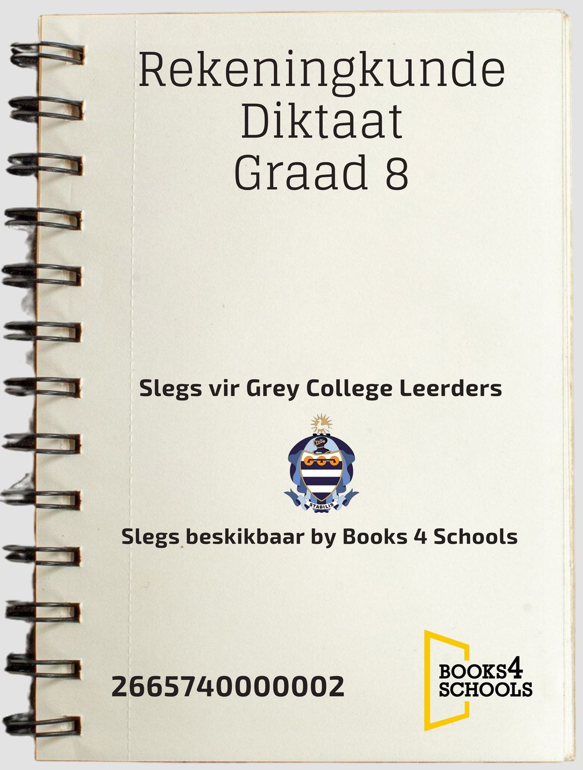 Rekeningkunde Diktaat Gr.8