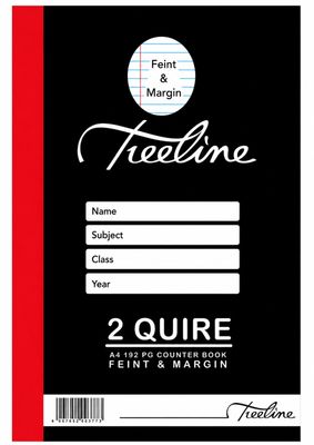 A4 2 Quire Counter Book  F/M 192pg