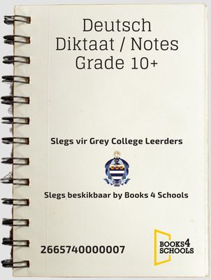 Deutsch Diktaat / Notes Gr. 10-11