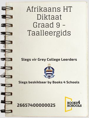 Afrikaans HT Diktaat Gr. 9  - Taalleergids
