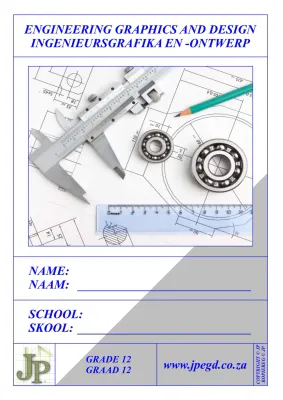 JPEGD Engineering Graphics &amp; Design Gr 12 Workbook A3 (10th Edition)