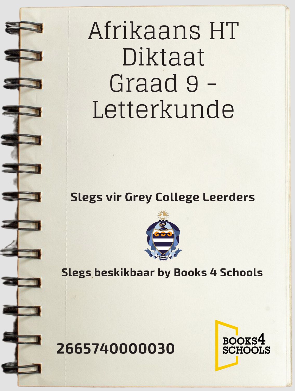 Afrikaans HT Diktaat Gr. 9 - Letterkunde