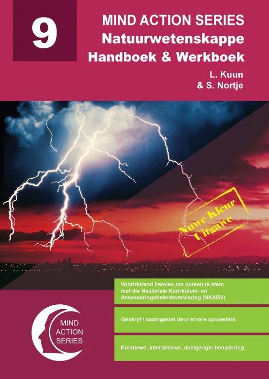 MAS Natuurwetenskappe Gr 9 Handboek &amp; Werkboek Volkleur NKABV 2025