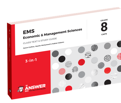 TAS EMS Gr 8 3 in 1 Book &amp; Template Book (Set)