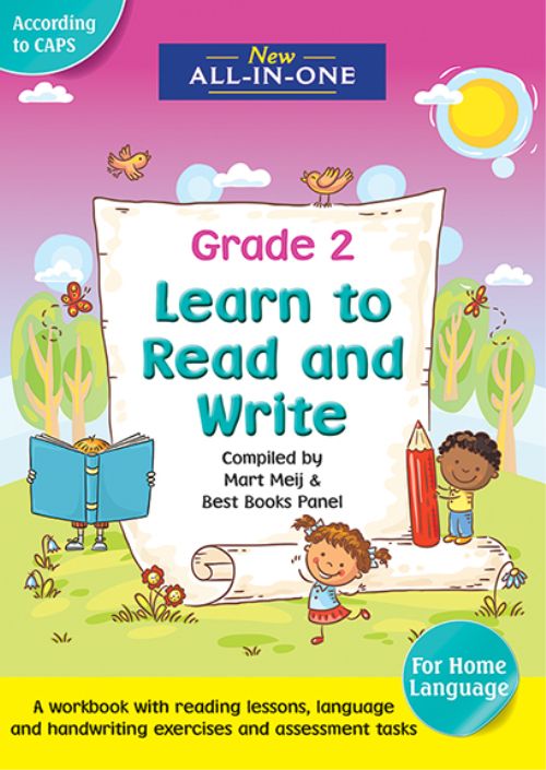 New All-In-One Learn to Read and Write for Grade 2 – A Home Language Workbook