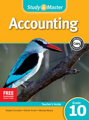 Study &amp; Master Accounting Teacher's Guide Grade 10