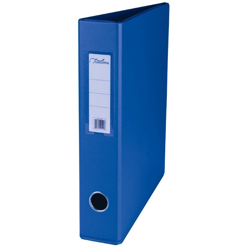 A4 PVC Mini Lever Arch File Reinforced Base - 40mm - Blue