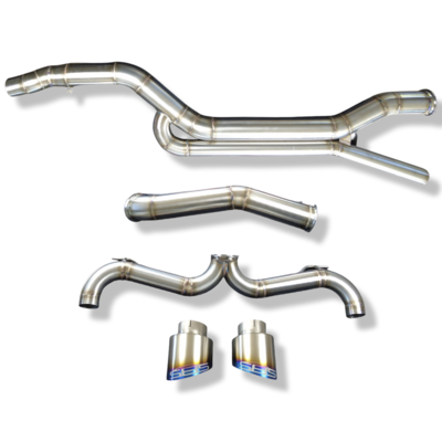 SHS by Fabworx A90 / A91 Supra Straight Exhaust System