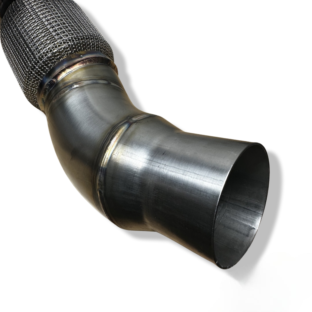 SHS by Fabworx Toyota Supra MKV Gesi Catted Downpipe