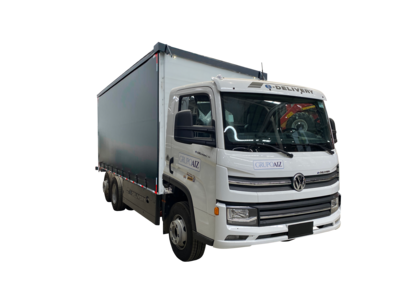 Caminhão VW 100% Elétrico E-delivery 14 6x2 22/23 Baú Sider 6m