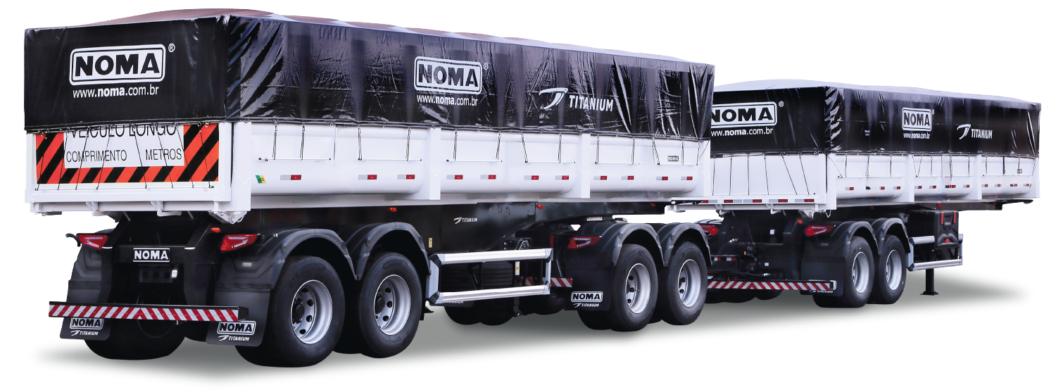Rodotrem Basculante 35m³ + 35m³ 4 costelas 23/24 Noma