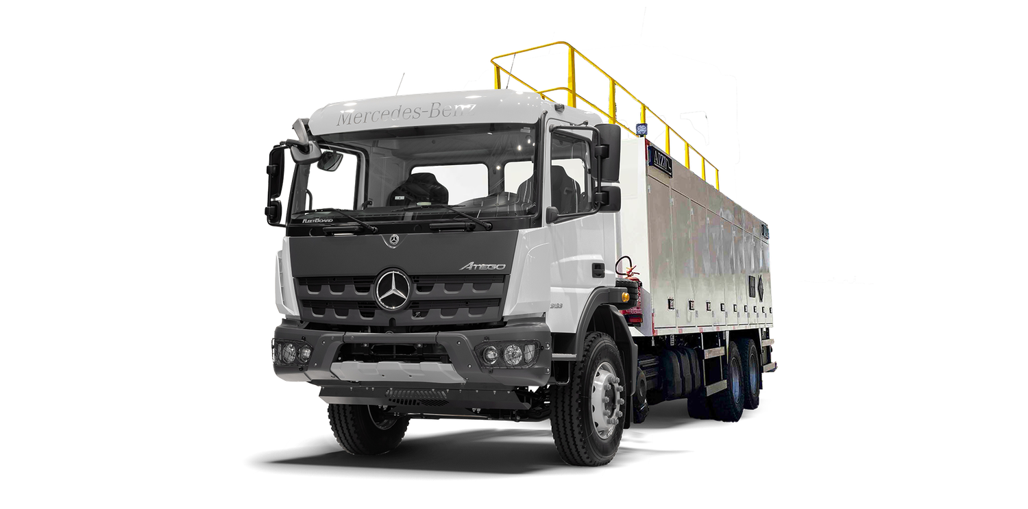 Caminhão MB Atego 3133 6X4 24/25 Comboio 10.000L AIZI