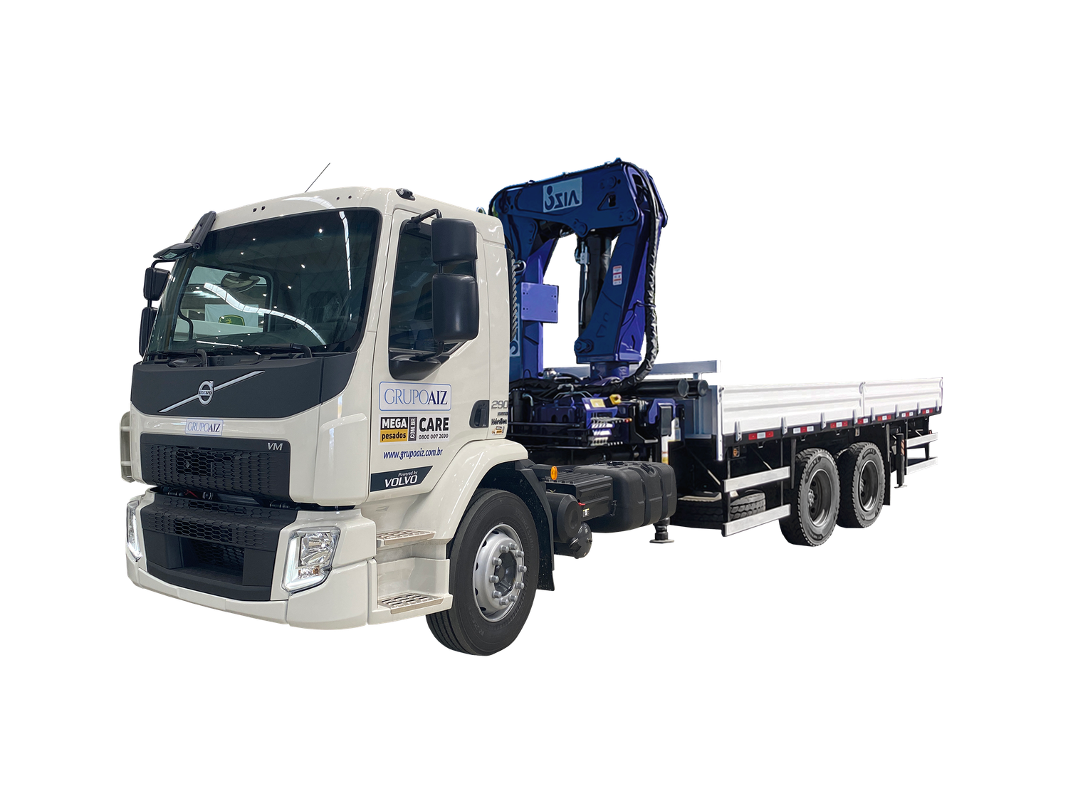 Caminhão Volvo VM 290 6x2R City 24/24 Guindaste 45 ton AIZC