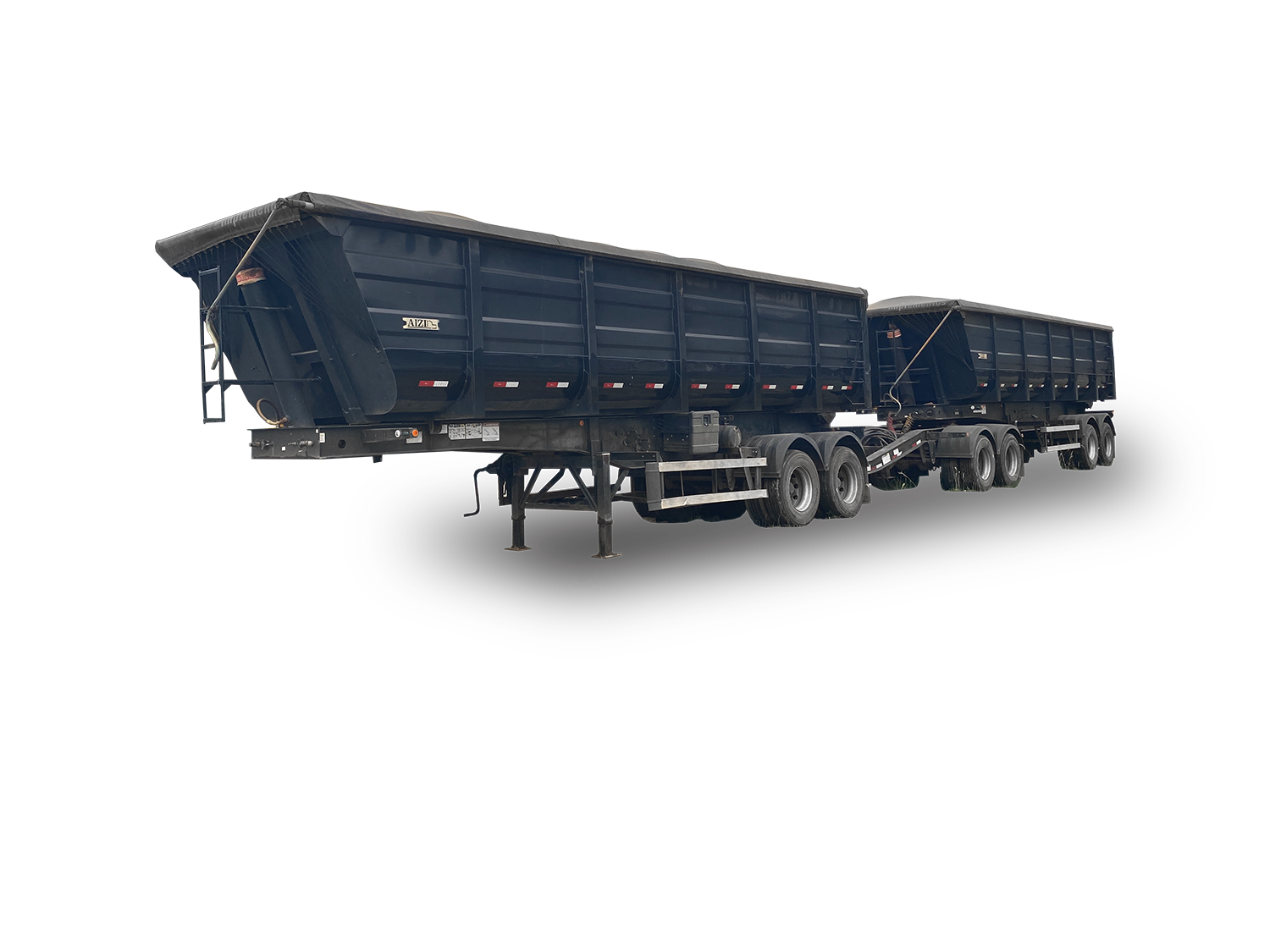 Rodotrem Basculante AIZI 35m³ + 35m³ 24/24