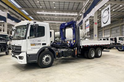 Caminhão MB 2429 6x2 24/25 Guindaste 45 Trave AIZC