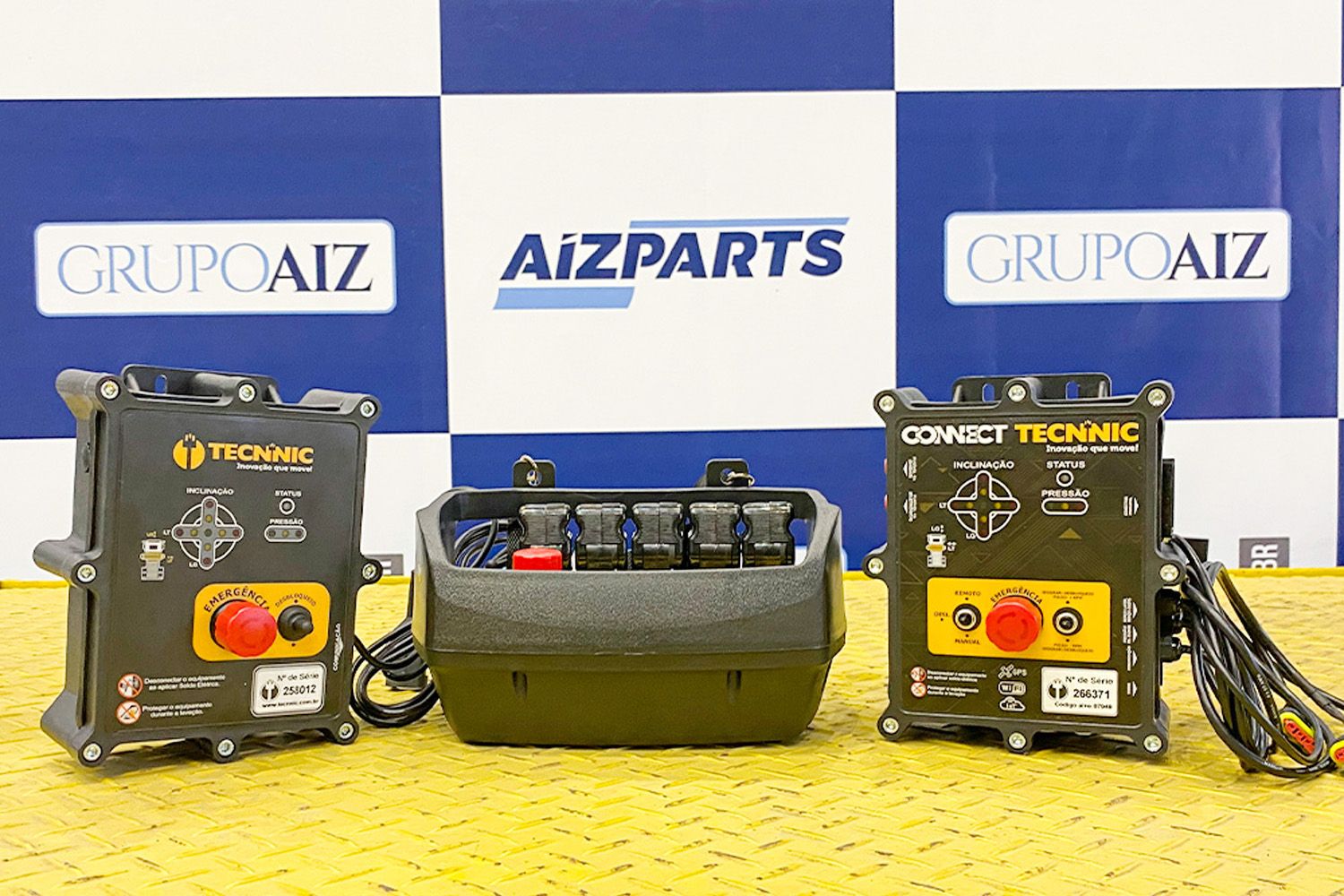 Conjunto Rádio Controle Tecnnic p/ Operação Guindaste NR12 - S/ Instalação