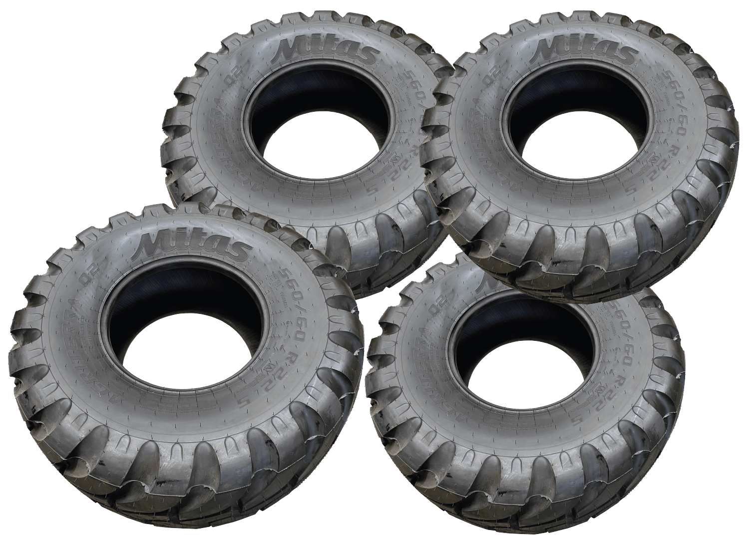 Mega Oferta Kit 42 Pneus de Alta  Flutuação 560/60 R22.5 traseiros