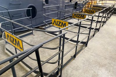 Guarda Corpo AIZM item de Série Escavadeiras Anfíbias