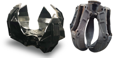 Kit 10 Garras - 5 Florestais passantes + 3 Garras  florestais tip to tip + 2 Garras sucateiras