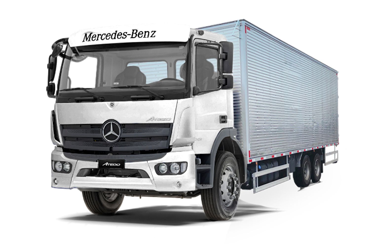 Caminhão MB Atego 2429 6x2 24/25 Baú Carga Seca 8,5m