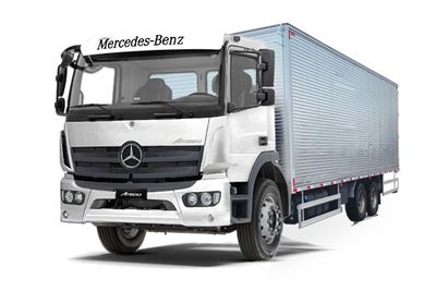 Caminhão MB Atego 2429 6x2 24/25 Baú Carga Seca 8,5m