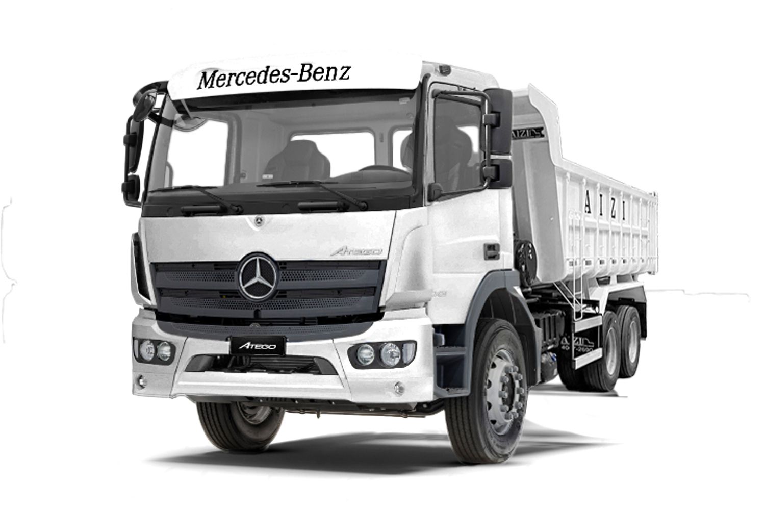 Caminhão MB Atego 2429 6x2 24/25 Caçamba Convencional 12m³ AIZI
