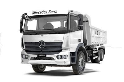 Caminhão MB Atego 2429 6x2 24/25 Caçamba Convencional 12m³ AIZI