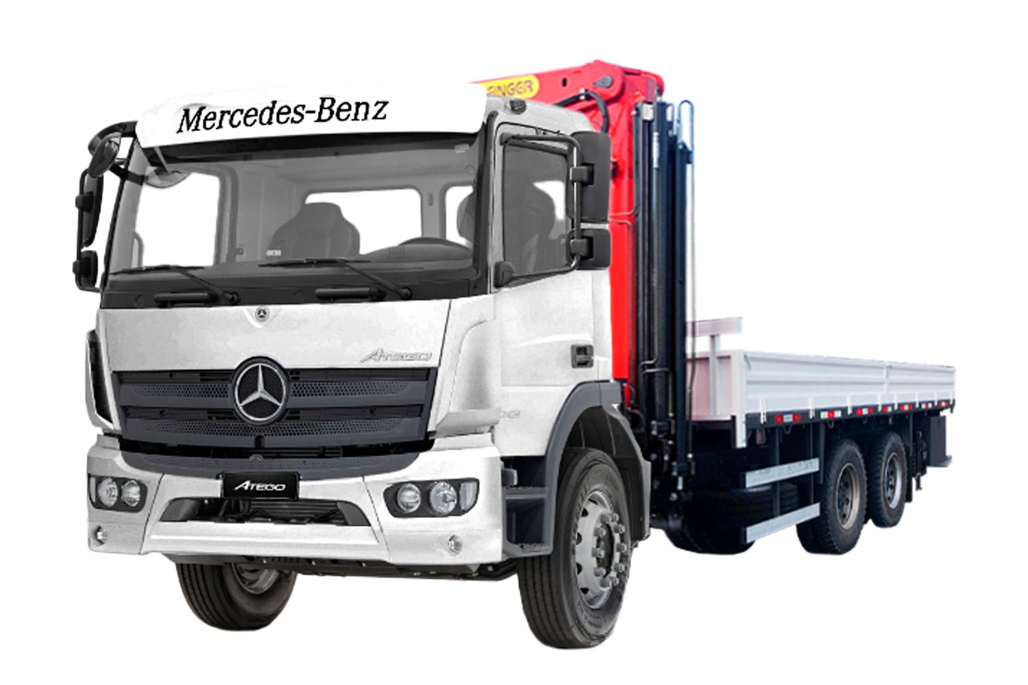 Caminhão MB 2429 6x2 24/25  Guindaste 17 ton Palfinger