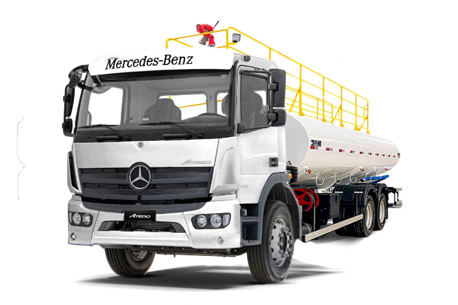 Caminhão MB Atego 2429 6x2 24/25 Pipa 20.000L AIZI