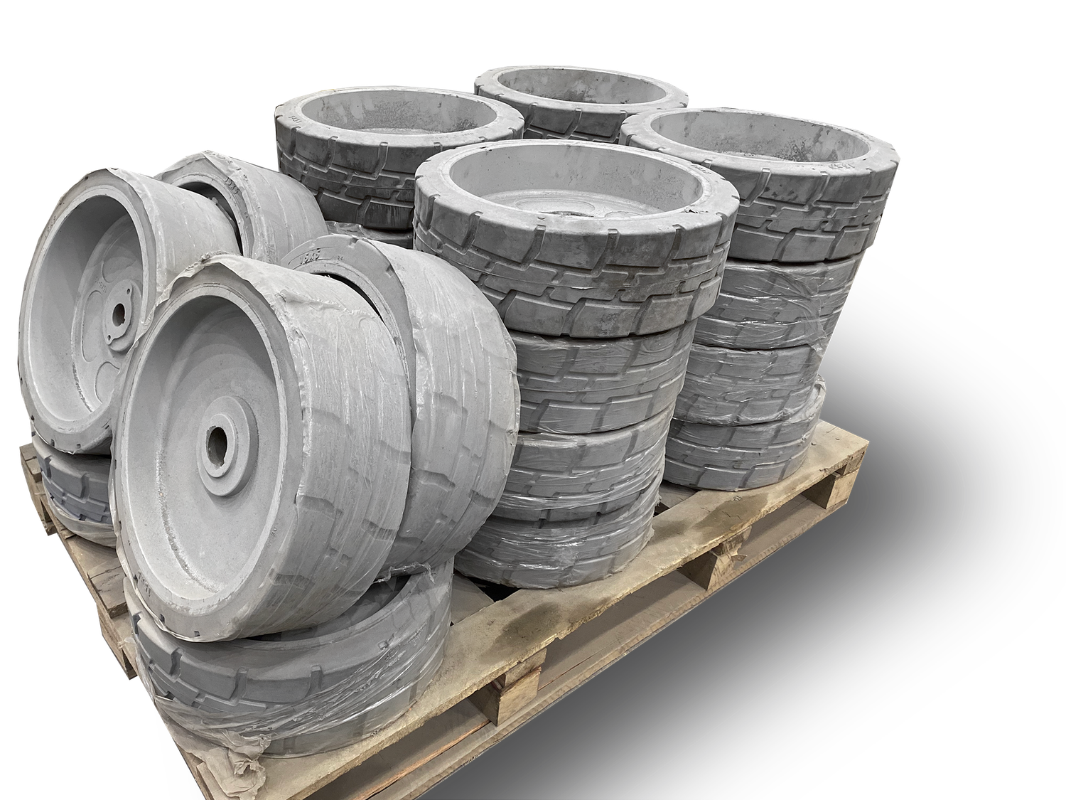 Kit 12 rodas plataforma elevatória Genie 15x5 1C