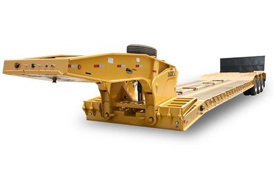 ​Prancha Carrega tudo 3 eixos Pescoço Removível Sem Rampas Traseira AIZI 25/25