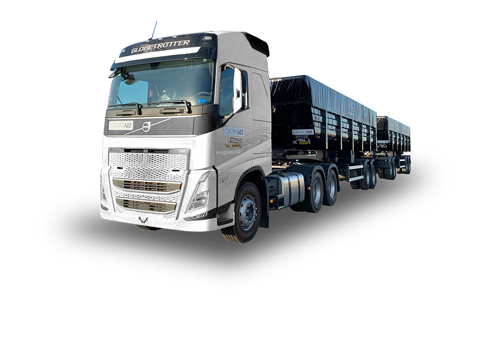 Conjunto Volvo FH 540 6x4T + Rodotrem Basculante AIZI 25/25