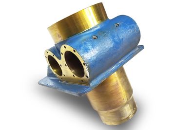 Mancal Guindaste 30T AIZC Aço SAE 1025 Fundido