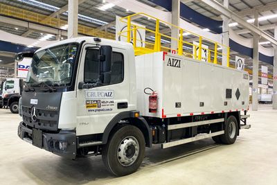 Caminhão MB 1719 25/25 4x2 Comboio 6.000L AIZI