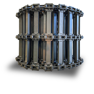 Par de Esteira Para Escavadeira Anfíbia AIZM Com Máquina Base 20 ton a 22 ton