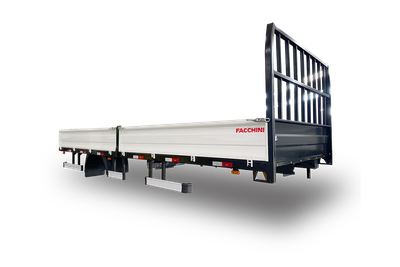 Carroceria de Metal 6,2m x 2,6m Facchini Tampas Laterais e Traseira + Assoalho em Chapa