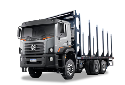 Caminhão VW Constellation 32.380 6X4 24/25 Plataforma Transtora Florestal AIZI