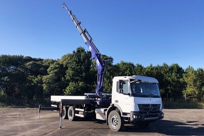 Caminhão MB Atego 2730 6x4 26/26 Guindaste 45 Trave AIZC