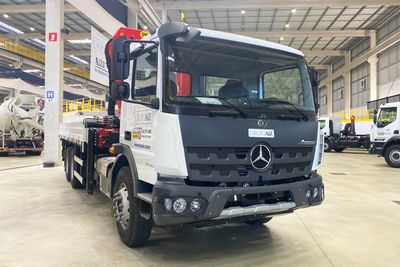 Caminhão Mercedes-Benz Atego 2730 6x4 26/26 Guindaste 45 Trave Palfinger