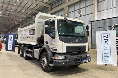 Caminhão Volvo VMX 290 6x4 26/26 Meia Cana 14m³ AIZI