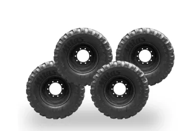 Kit 29 Pneus de Alta Flutuação Mitas  500/60 R22.5 TL 161D dianteiros